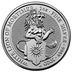 2020 2oz White Lion of Mortimer Silver Coin Queen's Beasts
