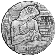 Egyptian Relics 5oz Kek Egyptian Relics Silver Coin