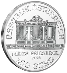 2026 Austrian Philharmonic Silver Coin 1oz