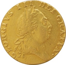 1787 George III Guinea - Fine