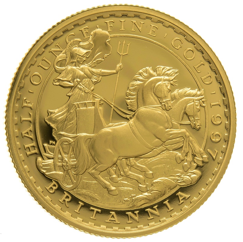 1997 Proof 1/2oz Gold Britannia Coin