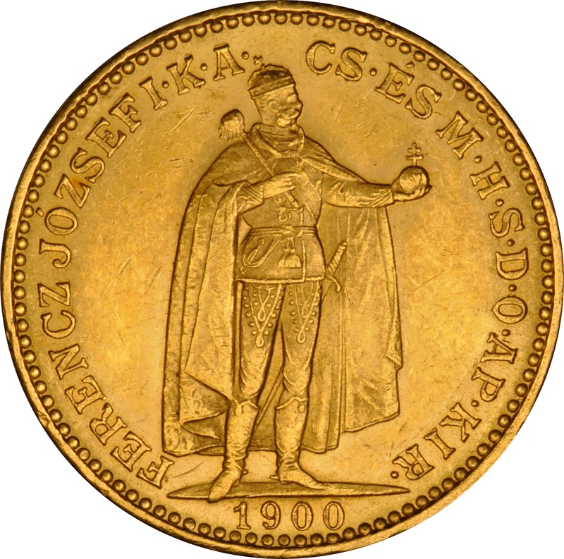 Hungarian 20 Korona Gold Coin Franz Joseph I