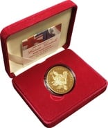 2004 Proof Gold £5 Crown Entente Cordiale Boxed