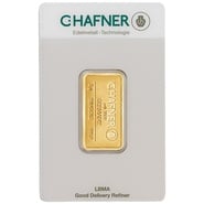 5g Gold Bar C. Hafner Minted