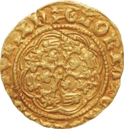 Quarter Noble Gold Coin Richard II Fine