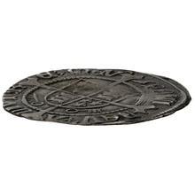 1504-1509 Henry VII Silver Half Groat Twopence Hammered York Arch Bainbridge