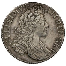 1700 Silver Shilling Coin William III