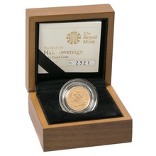 2011 Proof Gold Half Sovereign Boxed