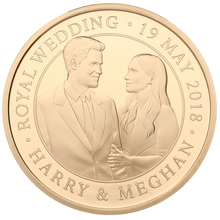 2018 Proof Gold Crown £5 Coin The Royal Wedding