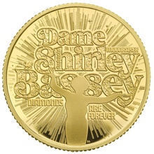 2023 Proof 2oz Shirley Bassey Gold Coin Music Legends Boxed