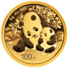 2024 8g Chinese Panda Gold Coin
