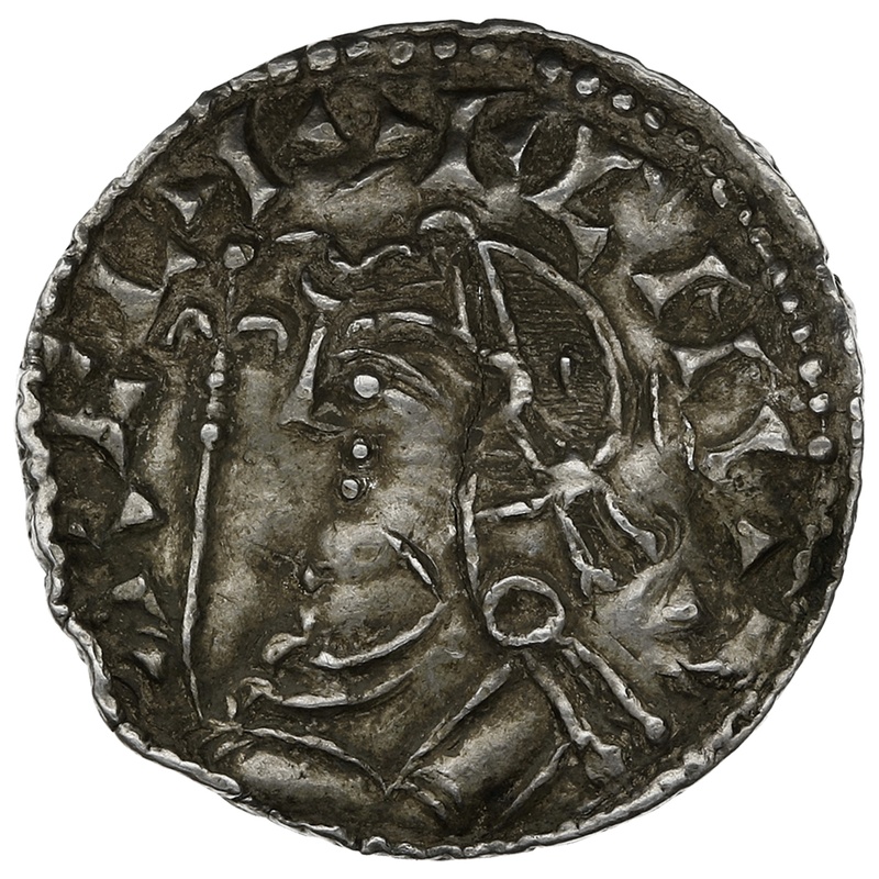 1035-1042 Harthacnut Silver Penny Hammered Thetford Tidread