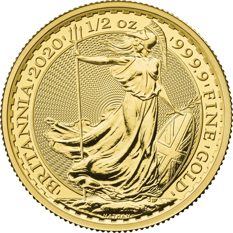 2020 1/2oz Gold Britannia Coin