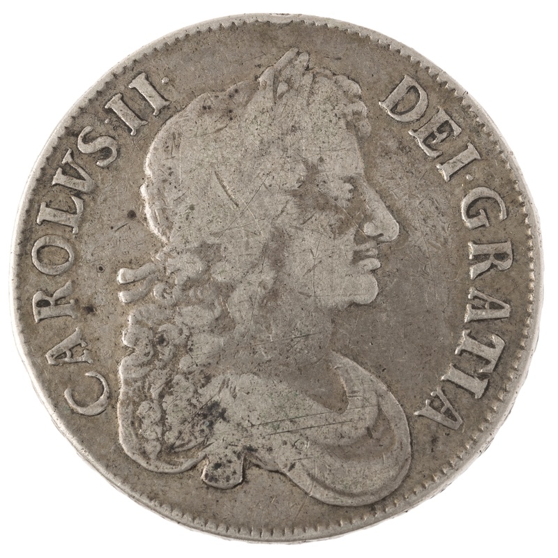 1673 Charles II Crown - Nice Fine