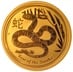2013 Year of the Snake Gold Coin 1/20oz Perth Mint Australian Lunar Series