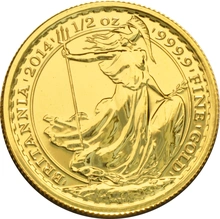 2014 1/2oz Gold Britannia Coin