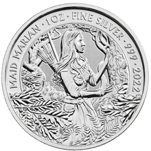 2022 Maid Marian Silver Coin Myths & Legends 1oz