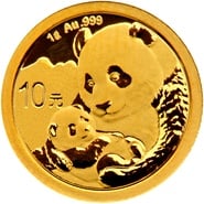 2019 1g Gold Chinese Panda Coin