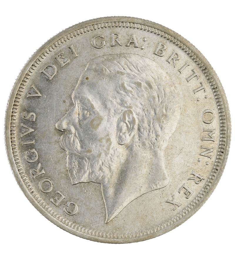 1927 Proof Silver Crown Coin George V Christmas Crown Uncirculated