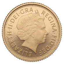 2013 Proof Gold Quarter Sovereign