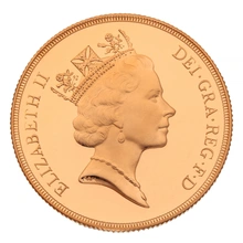 1991 Proof £2 Coin Gold Double Sovereign