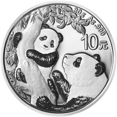 2021 30g Chinese Panda Silver Coin