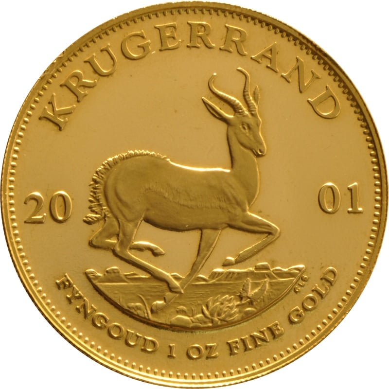 2001 Proof Krugerrand Gold Coin 1oz
