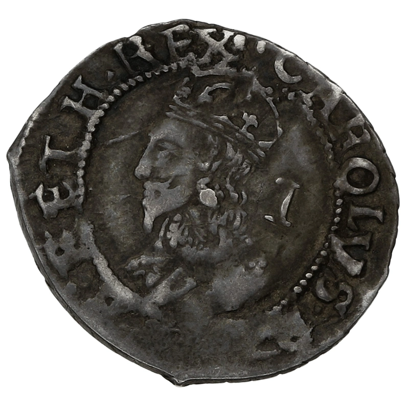 1625-1649 Charles I silver Penny mm two pellets