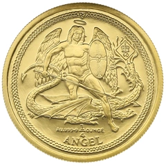 2012 Proof Isle of Man Angel Gold Coin 1/4oz