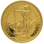 1991 Proof 1/4oz Gold Britannia Coin
