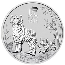 2022 Year of the Tiger Silver Coin 1oz Perth Mint Australian Lunar Series