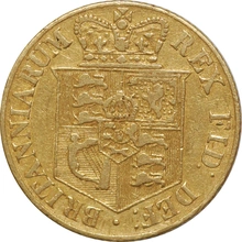 1817 Gold Half Sovereign George III