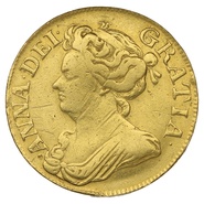 1711 Gold Guinea Coin Queen Anne