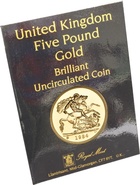 1984 - Gold £5 Brilliant Uncirculated Coin in Card