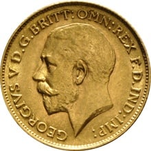 1912 Gold Half Sovereign George V London