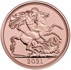 2021 £2 Coin Gold Double Sovereign
