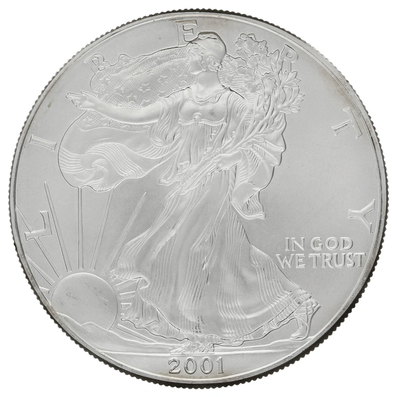 2001 American Silver Eagle Coin 1oz