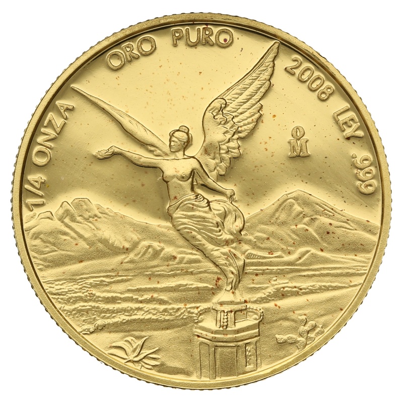 Mexican Libertad Gold Coin 1/4oz 