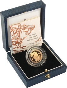 1999 Proof Gold Half Sovereign Boxed