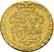 1779 Gold Guinea Coin George III