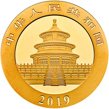 2019 30g Chinese Panda Gold Coin