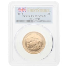 2017 Proof £2 Coin Gold Double Sovereign NGC PF69