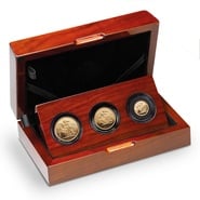 2014 Proof Gold Sovereign 3 Coin Set Fourth Portrait Boxed