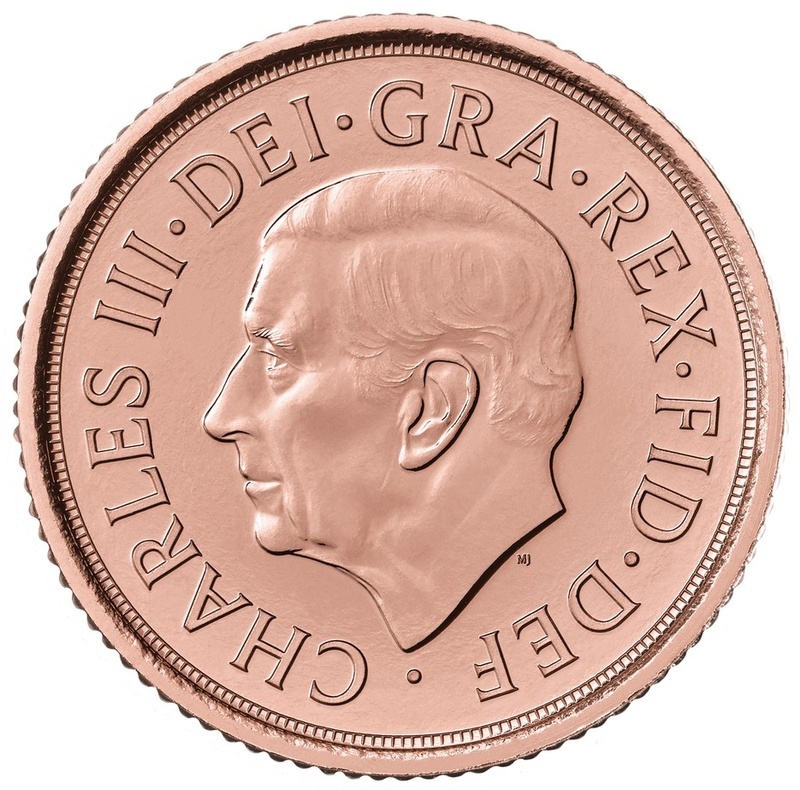 Gold Half Sovereign King Charles III