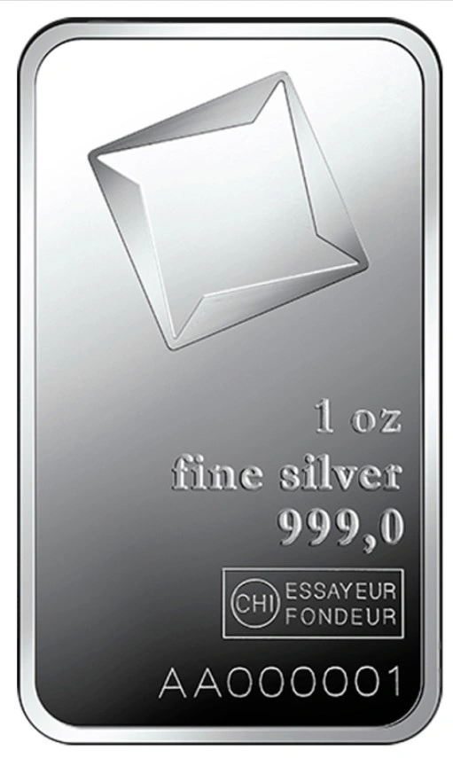 1oz Silver Bar Valcambi