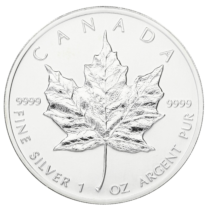 1998 Canadian Silver Maple Leaf Coin 1oz