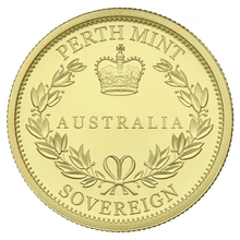 2016 Australian Proof Gold Sovereign Elizabeth II Old Head