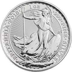 2018 1oz Silver Britannia Coin