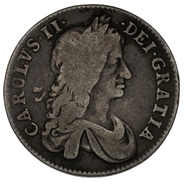 1663 Charles II Silver Shilling