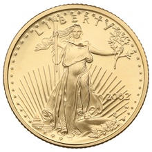 2002 Proof Gold Eagle 4 Coin Set Boxed